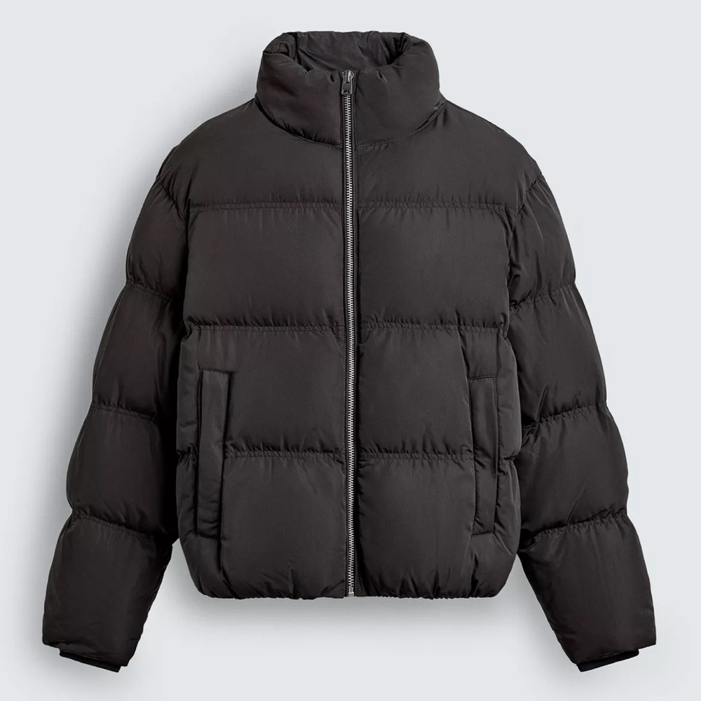 Rare New Puffer Jacket Dark Brown Zara Men’s XL Zara